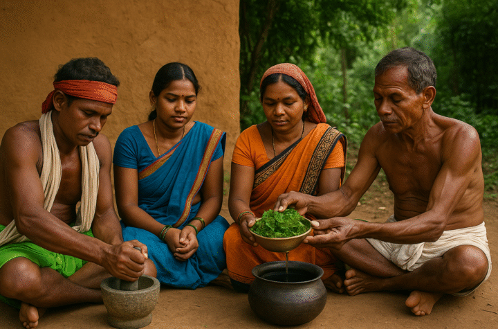 Adivasi Hair Oil bottle with unclear label – trust or fake?